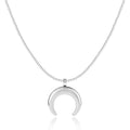 Collier "Lune" ~ Or / Argent / Rose