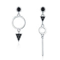 Boucles "Style Punk" ~ Argent Sterling