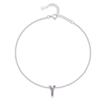 Bracelet de cheville "Initiale" ~ Argent – Image 20