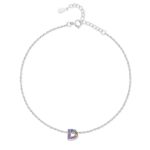 Bracelet de cheville "Initiale" ~ Argent – Image 4