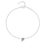 Bracelet de cheville "Initiale" ~ Argent – Image 6