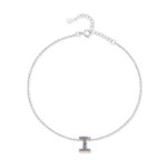 Bracelet de cheville "Initiale" ~ Argent – Image 9
