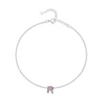 Bracelet de cheville "Initiale" ~ Argent – Image 16