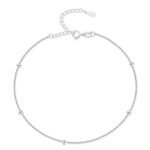 Bracelet de cheville "Petites Boules" ~ Argent / Or