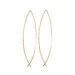 Boucles "Minimal" ~ Argent / Or – Image 2