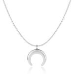 Collier "Lune" ~ Or / Argent / Rose