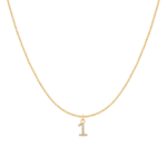 Collier "Little Numéro" ~ Argent Sterling