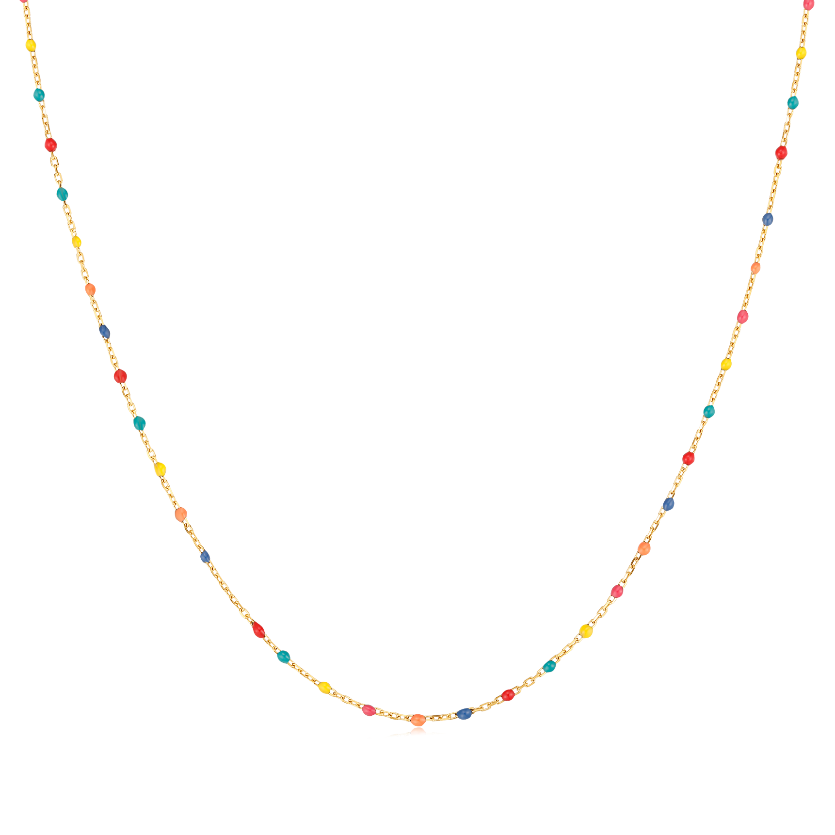 N355G Collier "Cocktail" ~ Or/Argent – Image 1