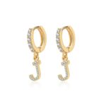 Boucles "Initiale Hoops" ~ Argent Sterling – Image 10