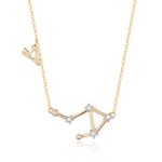 Collier "Constellations du Zodiaque" ~ Argent Sterling – Image 7