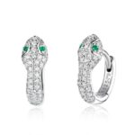 Boucles "Silver Snake" ~ Argent Sterling – Image 2
