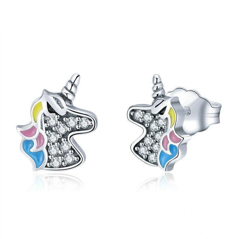 product-image-1366125734 Boucles "Shiny Licornes" ~ Argent Sterling – Image 1