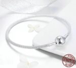 Bracelet semi-rigide BASE perles "Amour" ~ Argent Sterling – Image 3