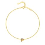 Bracelet de cheville "Initiale" ~ Or – Image 13