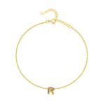 Bracelet de cheville "Initiale" ~ Or – Image 14