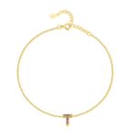 Bracelet de cheville "Initiale" ~ Or – Image 16