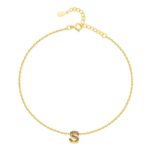 Bracelet de cheville "Initiale" ~ Or – Image 15