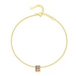 Bracelet de cheville "Initiale" ~ Or – Image 5