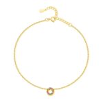 Bracelet de cheville "Initiale" ~ Or – Image 12
