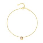 Bracelet de cheville "Initiale" ~ Or – Image 2
