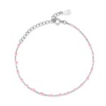 Bracelet de cheville "Rose Brace" ~ Or/Argent – Image 2
